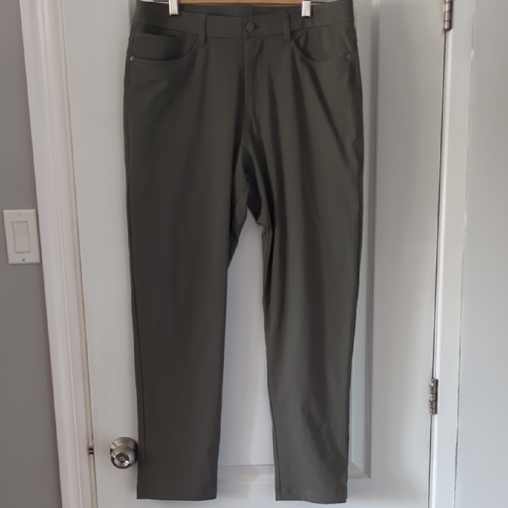 lululemon athletica Men's Olive Chinos